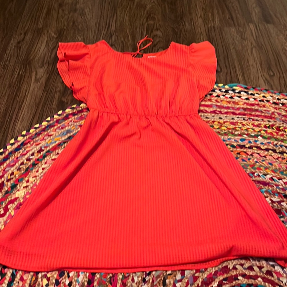 Merona size large reddish orange dress